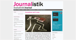 Desktop Screenshot of journalistik-journal.lookingintomedia.com